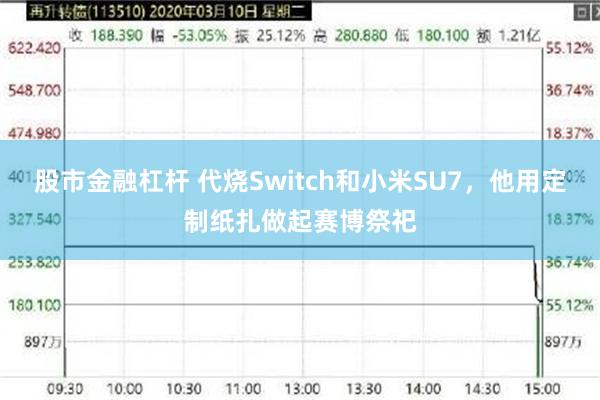 股市金融杠杆 代烧Switch和小米SU7，他用定制纸扎做起赛博祭祀